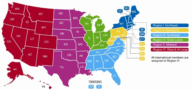 regional map